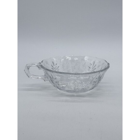 Fostoria Chintz One Handle Baroque Bonbon Candy Dish - Picture 3 of 6